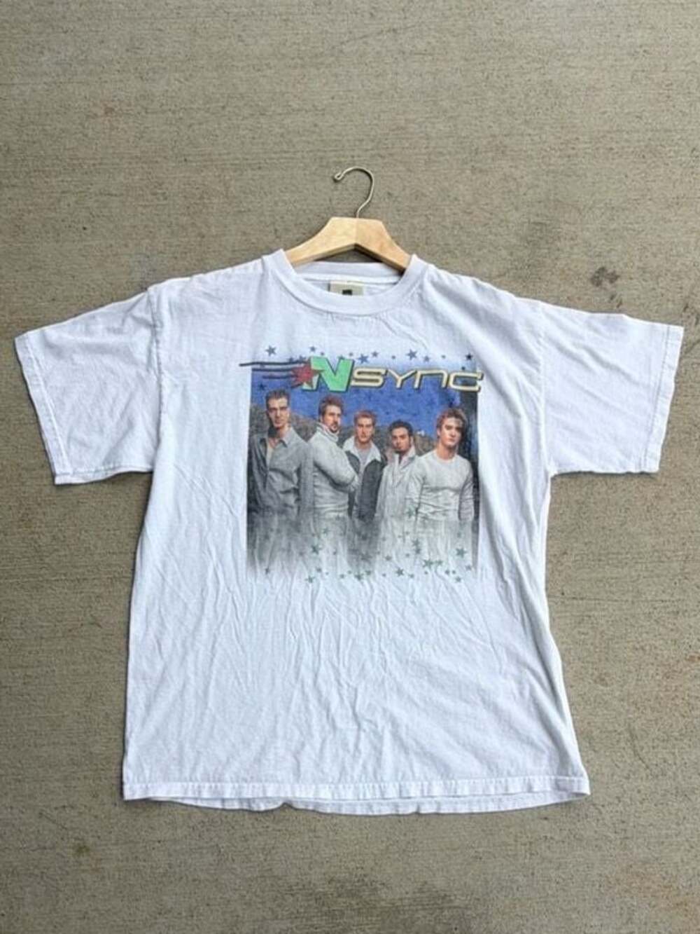 NSYNC Vintage Y2K Pop Band T-Shirt VTG 00s Music Tee (M)